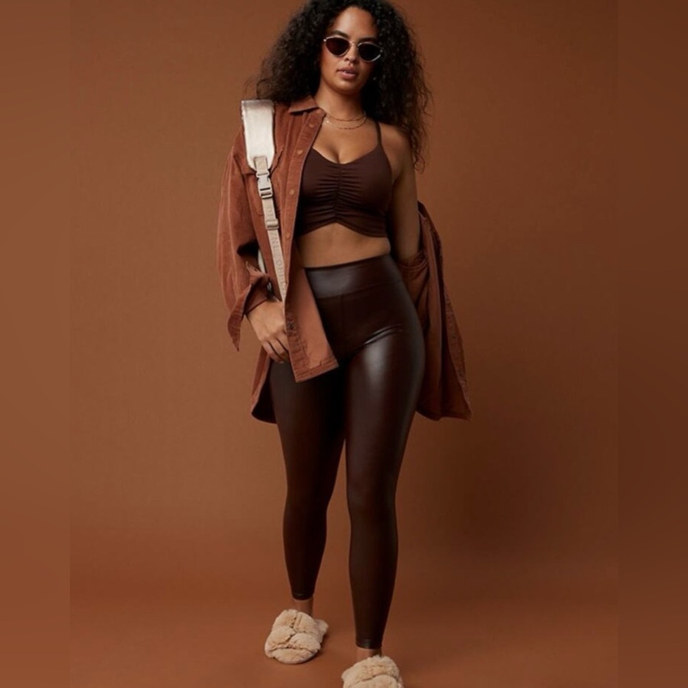 NWOT Offline by Aerie Brown Real Luxe Leggings